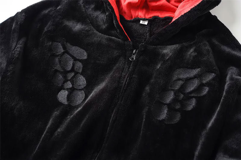 Combinaison Pyjama Femme Dragon Noir Signature