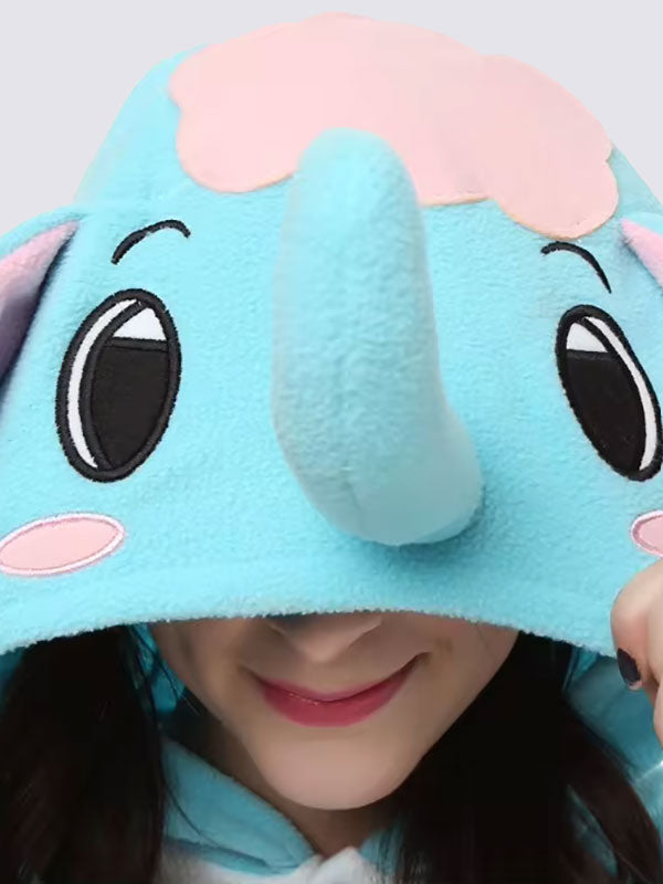 Éléphant Bleu | Combinaison Pyjama Pour Femme