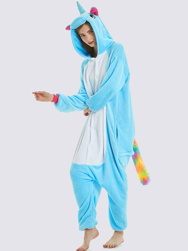 Combinaison Pyjama Pour Femme Licorne Bleu Signature