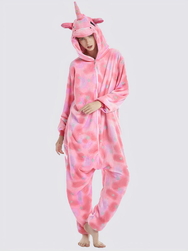 Temma Combinaison Pyjama Pour Femme | Licorne Rose