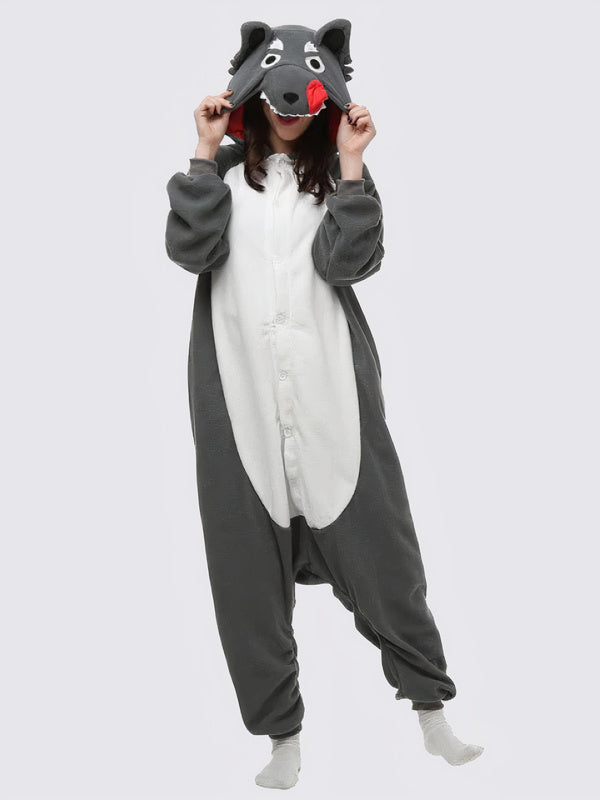 Combinaison Pyjama Pour Femme | Loup Gris