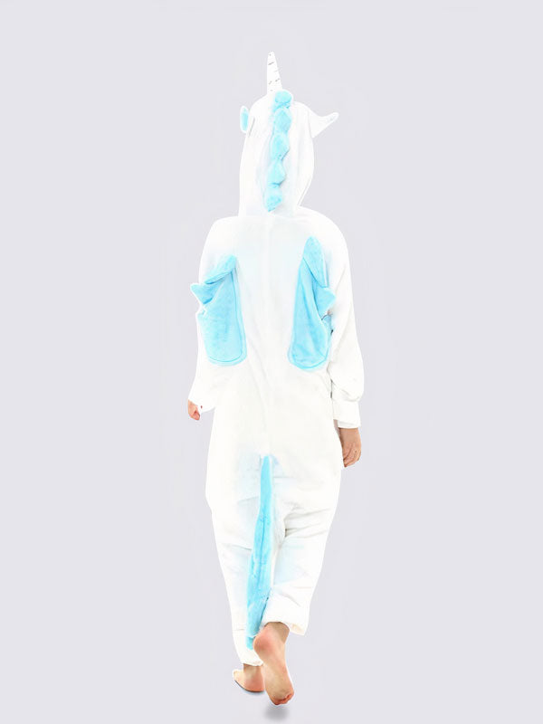 Combinaison Pyjama Pour Fille Licorne Bleue | Name