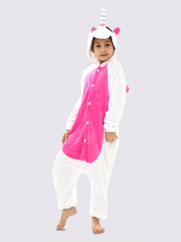 Combinaison Pyjama Pour Fille Licorne Rose | Signature
