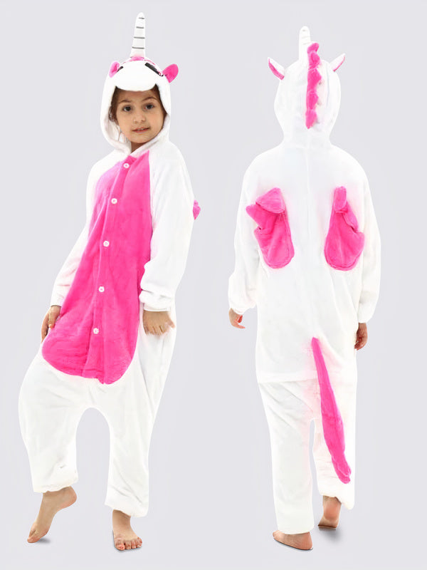 Combinaison Pyjama Pour Fille Licorne Rose | Signature