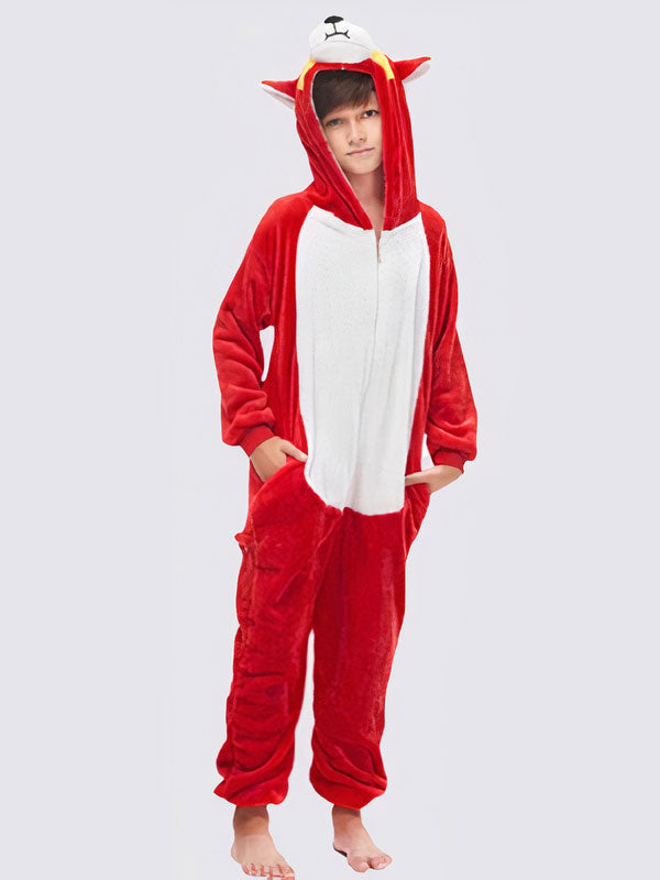 Combinaison Pyjama Pour Garçon Ourson Rouge |