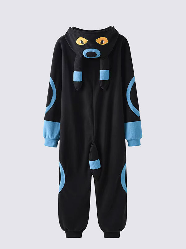 Combinaison Pyjama Pour Homme Chat Nocturne Bleu