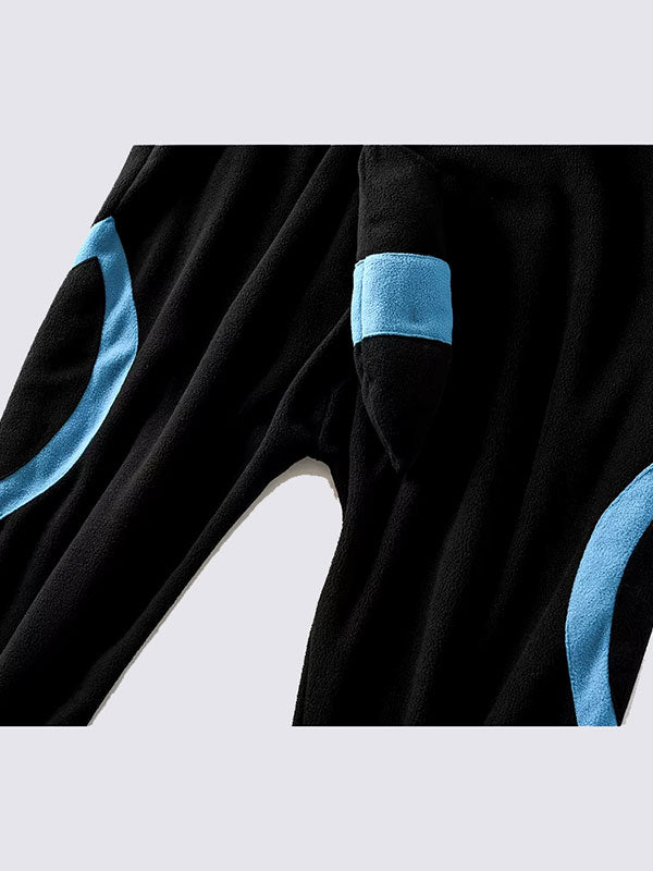 Combinaison Pyjama Pour Homme Chat Nocturne Bleu