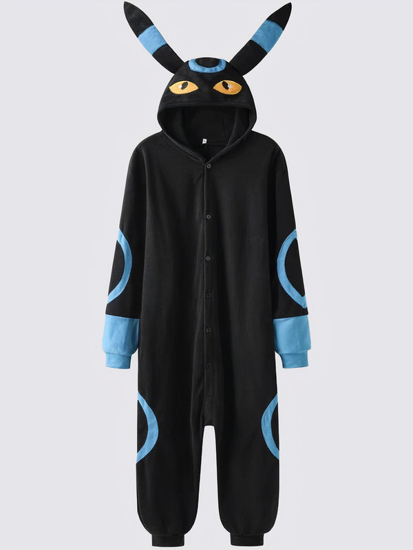 Combinaison Pyjama Pour Homme Chat Nocturne Bleu