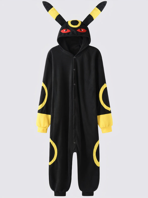 Combinaison Pyjama Pour Homme Chat Nocturne Jaune | Signature
