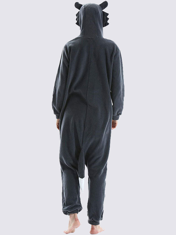 Combinaison Pyjama Pour Homme Loup Gris