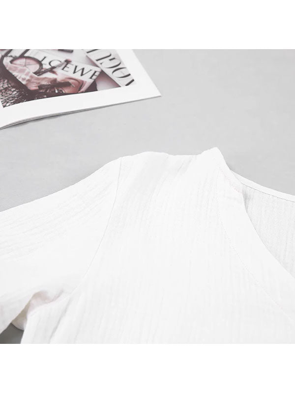 Ensemble Pyjama Short Blanc Pour Femme Douceur de Brume