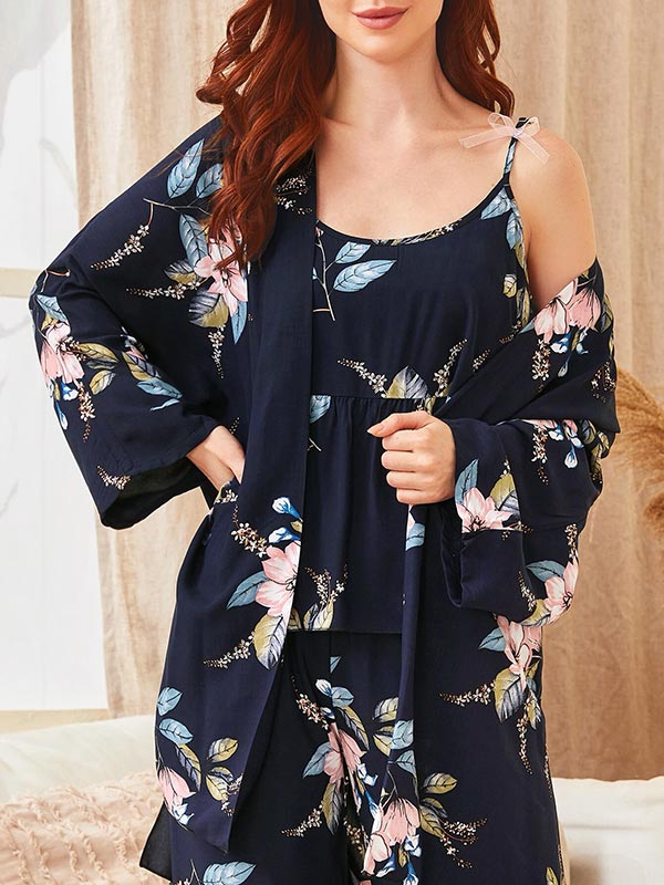 Aurore Boréale | Joli Pyjama Pour Femme 3 Pièces