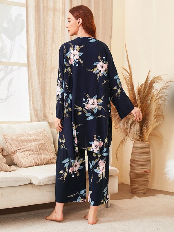 Aurore Boréale | Joli Pyjama Pour Femme 3 Pièces