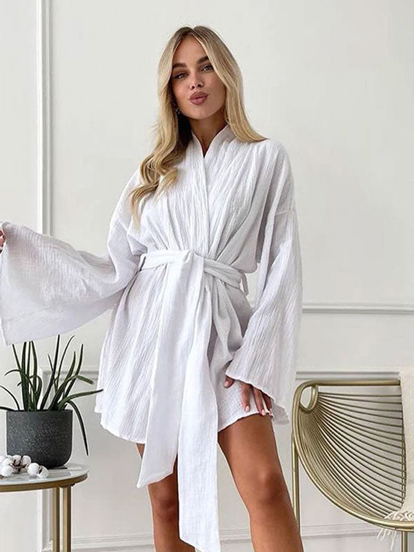 Robe de Chambre Kimono Pour Femme | Caresse du Matin