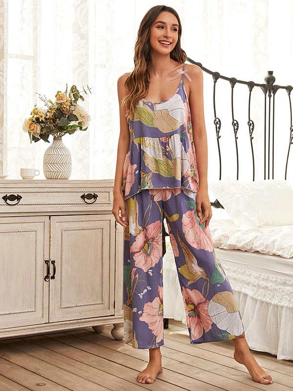 Pyjama 3 Pièces Pour Femmes | Fleur Enchantée, Signature