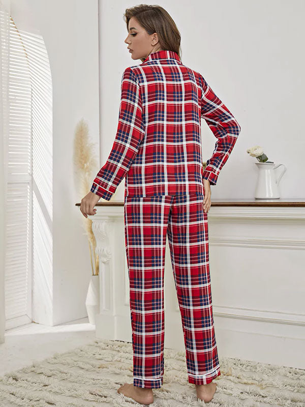 Pyjama à Carreaux Pour Femme Nuit de Rêve Signature