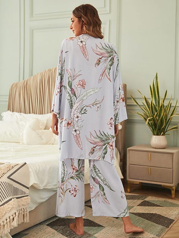 Pyjama Chic Pour Femme 3 Pièces | Berceuse de Lavande Luxe