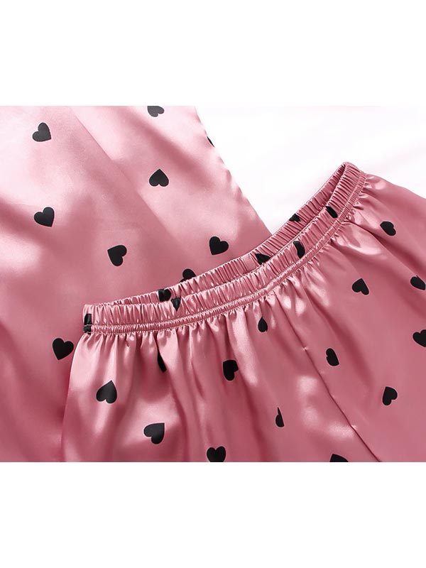 Pyjama en satin Rosée d'Amour