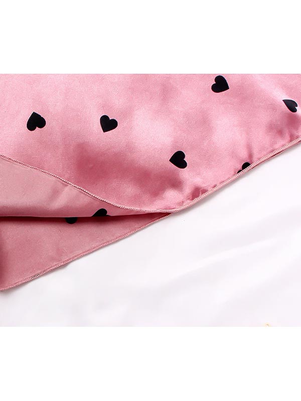 Pyjama en satin Rosée d'Amour