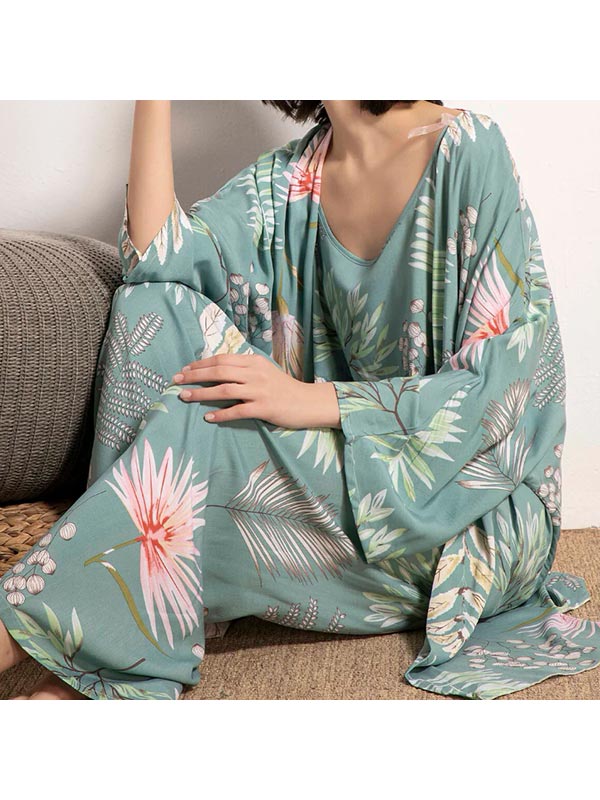 Ensemble Pyjama Pour Femme 3 Pièces Souffle de Jasmin | Signature