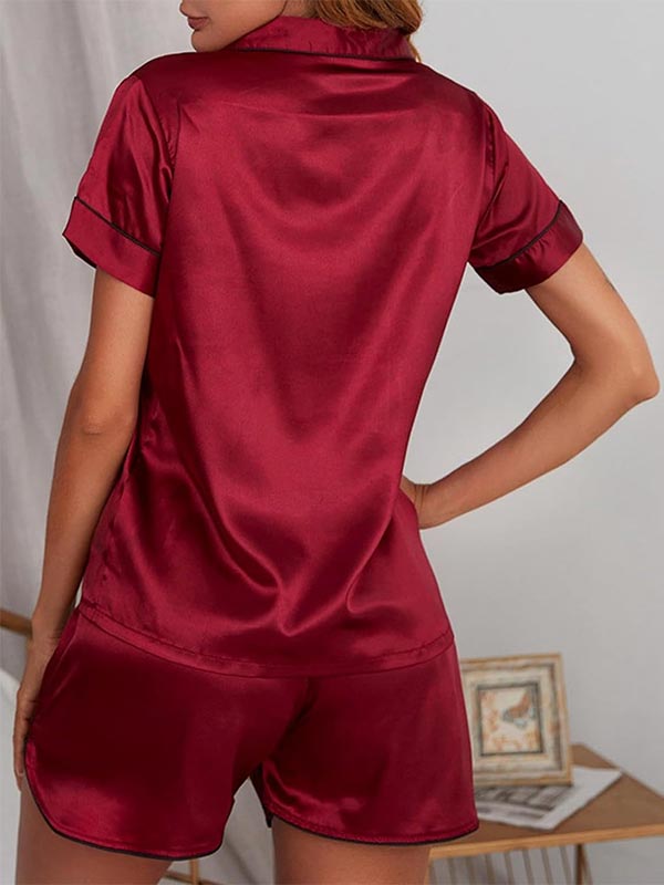 Pyjama en Satin Ivresse D'amour