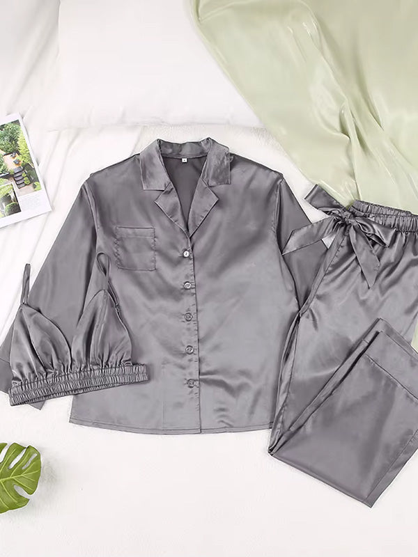 Pyjama 3 Pièces Pour Femme Silver