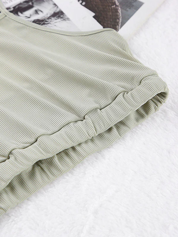 Beau Pyjama Pour Femme 3 Pièces Rêve Vert Signature