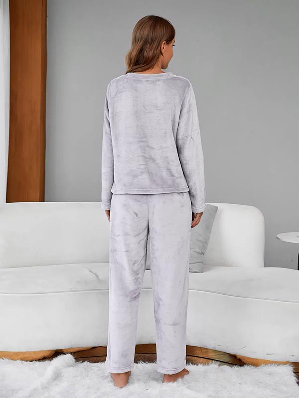 Symphonie Cutie Pyjama Pour Femme Chaud 2 pièces