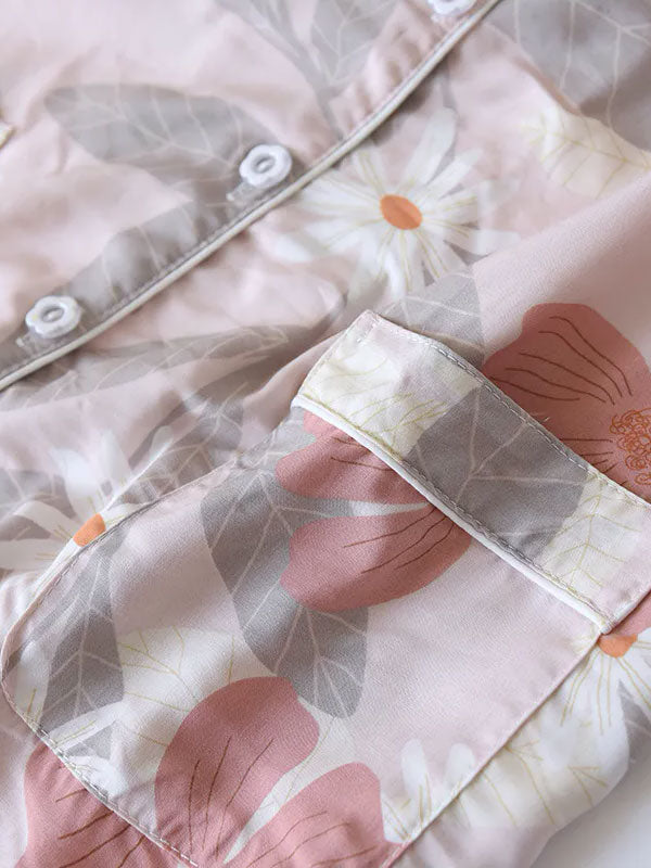 Pyjama Pour Femme Jolie | Fleur de Soleil Rose
