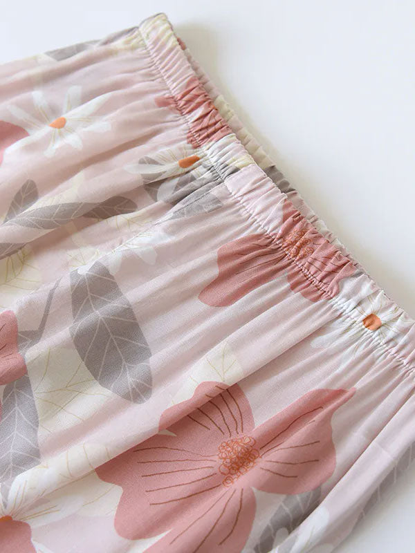 Pyjama Pour Femme Jolie | Fleur de Soleil Rose