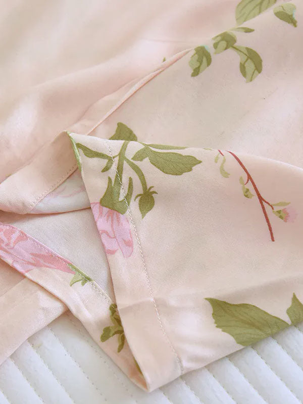 Fleur de Printemps | Pyjama Pour Femme À Manches Longues 2 Pièces
