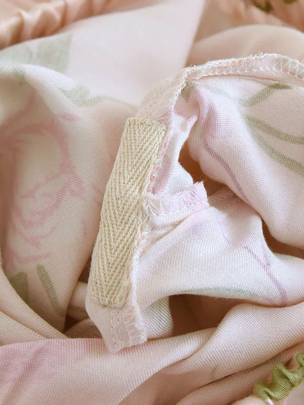 Fleur de Printemps | Pyjama Pour Femme À Manches Longues 2 Pièces