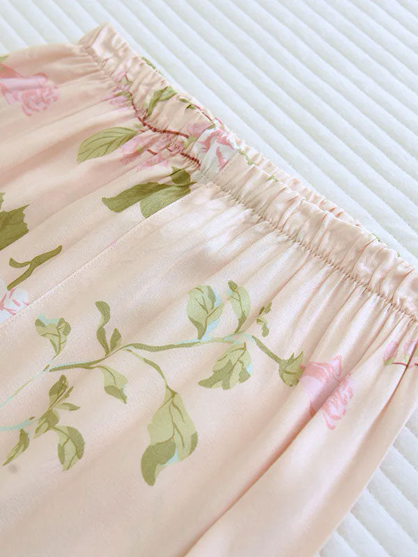 Fleur de Printemps | Pyjama Pour Femme À Manches Longues 2 Pièces
