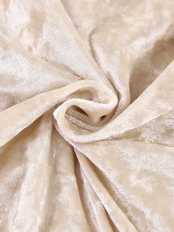 Pyjama Crème En Velours Pour Femme Éclat d'Opale