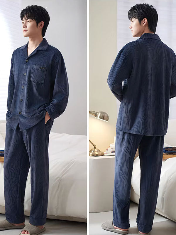 Pyjama Luxe Pour Homme En Velours Douceur d'Aurore