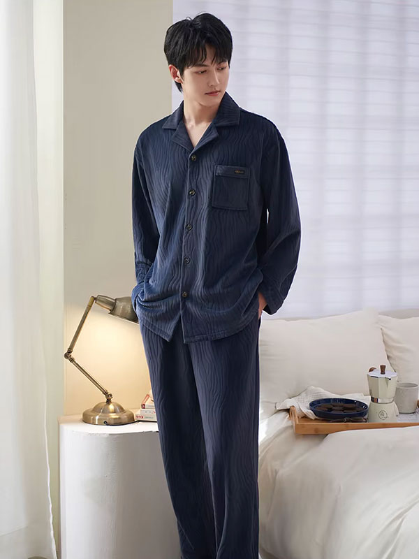 Pyjama Luxe Pour Homme En Velours Douceur d'Aurore