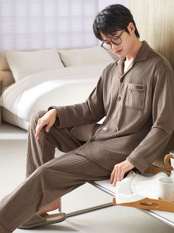 Pyjama Luxe Pour Homme En Velours Douceur d'Aurore