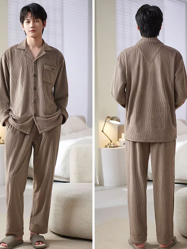 Pyjama Luxe Pour Homme En Velours Douceur d'Aurore