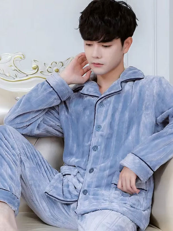 Caresse Arctique Pyjama Pour Homme En Polaire