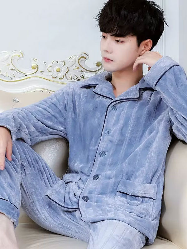 Caresse Arctique Pyjama Pour Homme En Polaire