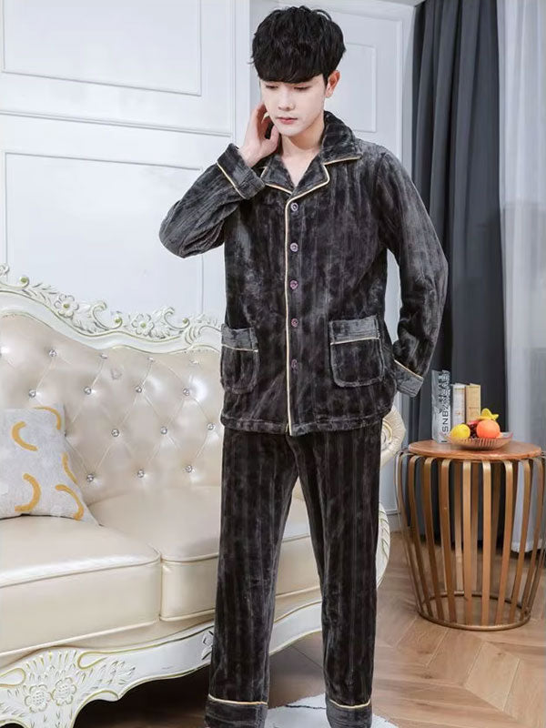 Caresse Arctique Pyjama Pour Homme En Polaire