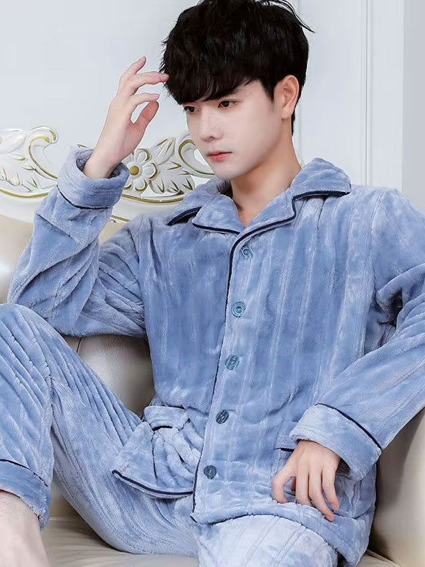 Caresse Arctique Pyjama Pour Homme En Polaire