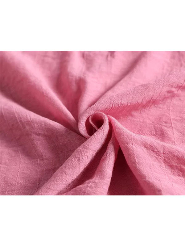 Secret de Lys Pyjama en Lin Rose pour Femme