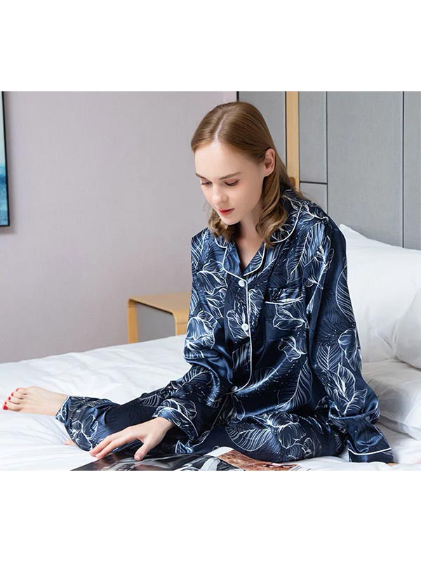 Pyjama en satin Signature Chuchotements de Nuit