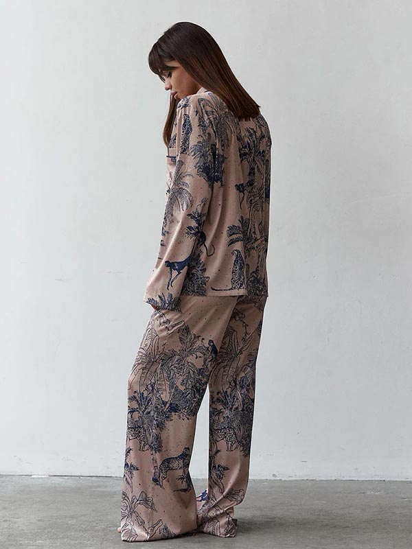 Pyjama en Satin pour Femme 2 pièces Douceur de Lys