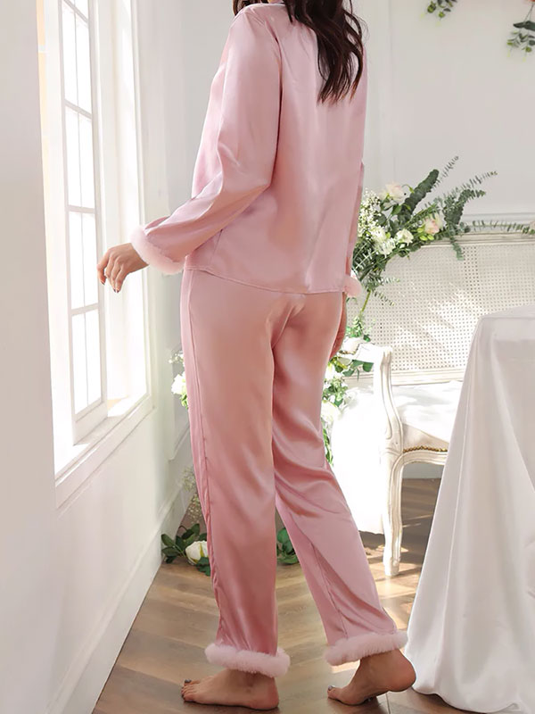 Pyjama Rose Pour Femme Rosée Éclatante