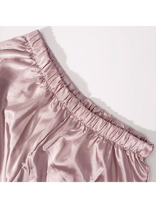 Pyjama Rose Pour Femme Rosée Éclatante