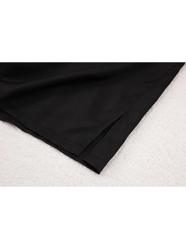Pyjama en satin noir pour femme | Brise de Nuit