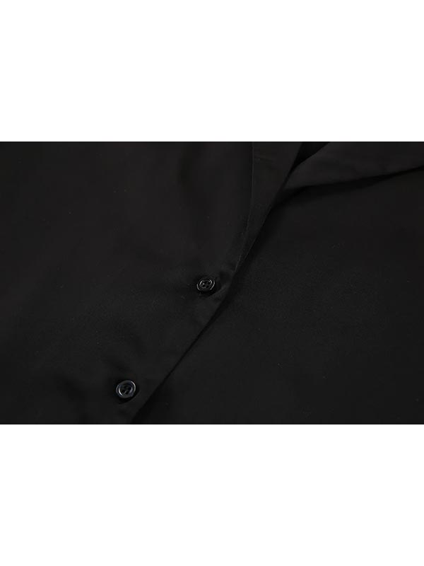 Pyjama en satin noir pour femme | Brise de Nuit