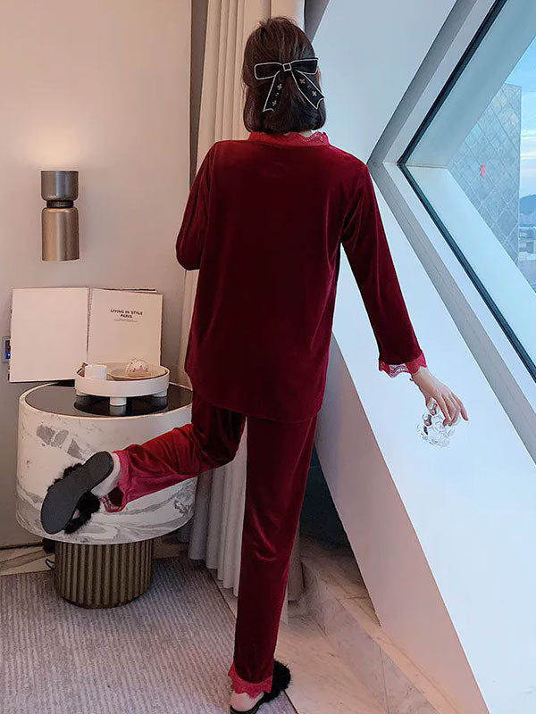 Pyjama Pour Femme en Velours | Voile de Velours
